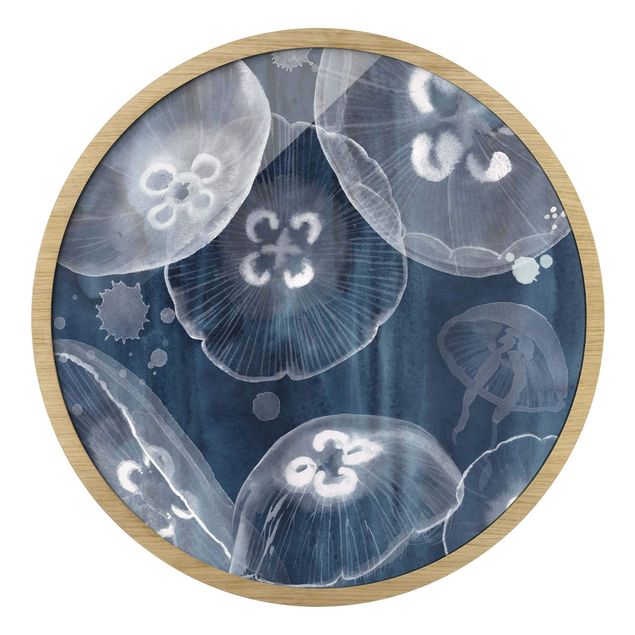 decoração quadros Moon Jellyfish II