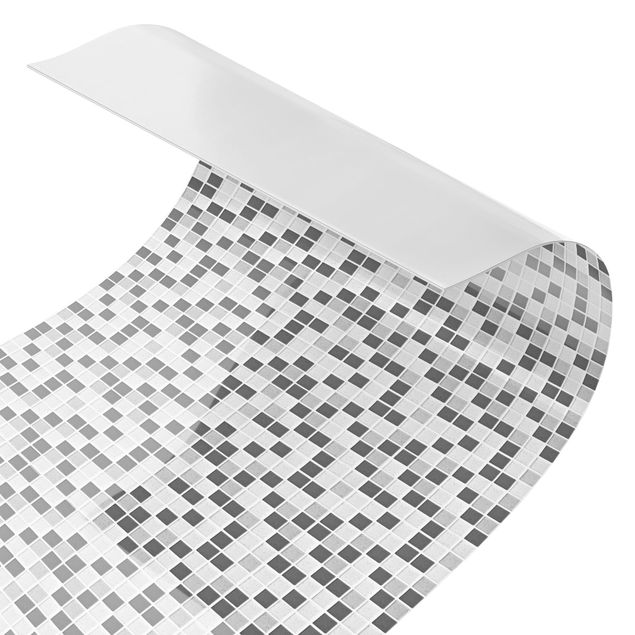 Películas autocolantes Mosaic Tiles Gray