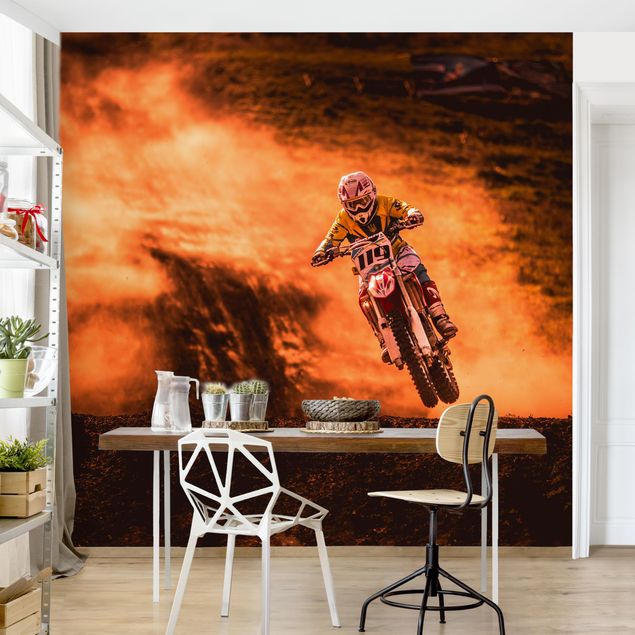 Mural de parede Motocross In The Dust