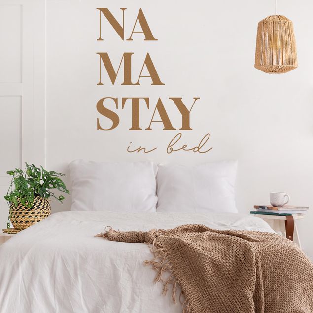 Autocolantes de parede Namastay In Bed
