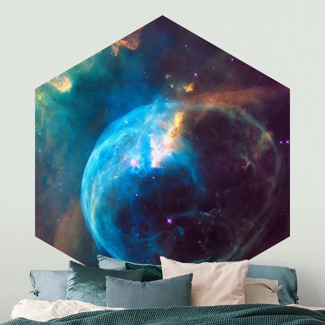 papel de parede moderno NASA Picture Bubble Nebula