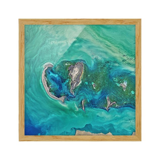 quadro de praia NASA Picture Caspian Sea