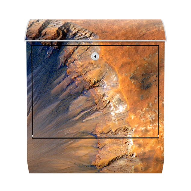 Caixas de correio em marrom NASA Picture Marsian Crater