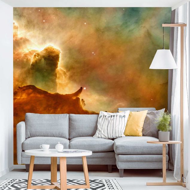 Papel de parede paisagens NASA Picture Orange Space Nebula