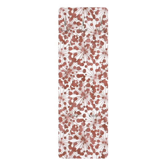 Cabides de parede Natural Pattern Dandelion With Dots Copper