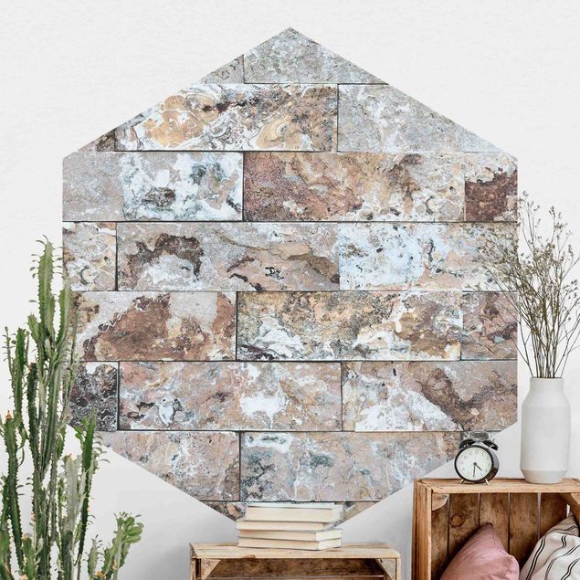 papel de parede mármore Natural Marble Stone Wall
