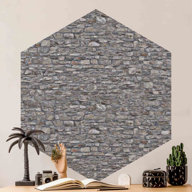 decoraçao para parede de cozinha Natural Stone Wallpaper Old Stone Wall