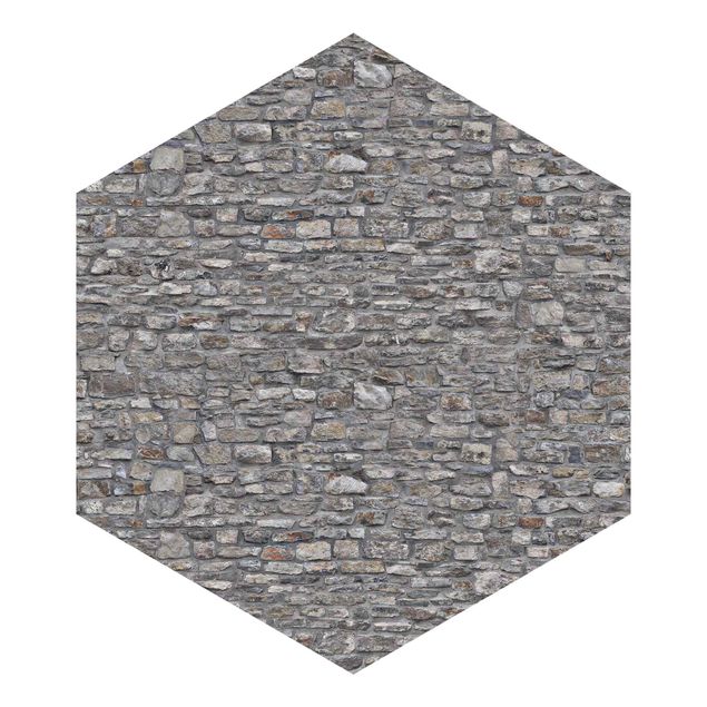 papel parede cinza Natural Stone Wallpaper Old Stone Wall