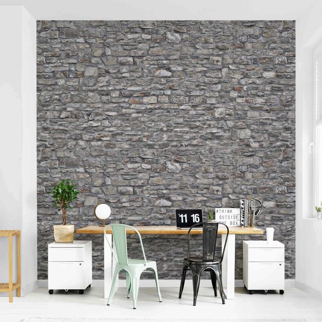 papel de parede para quarto de casal 3d Natural Stone Wallpaper Old Stone Wall