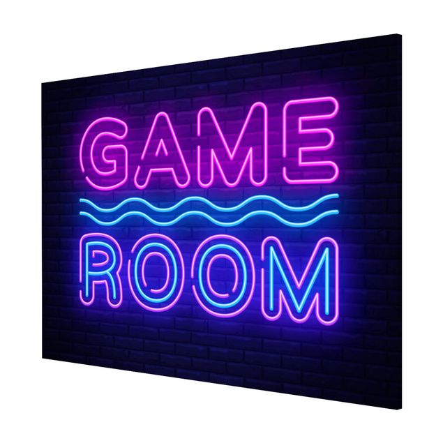 Quadros modernos Neon Text Game Room