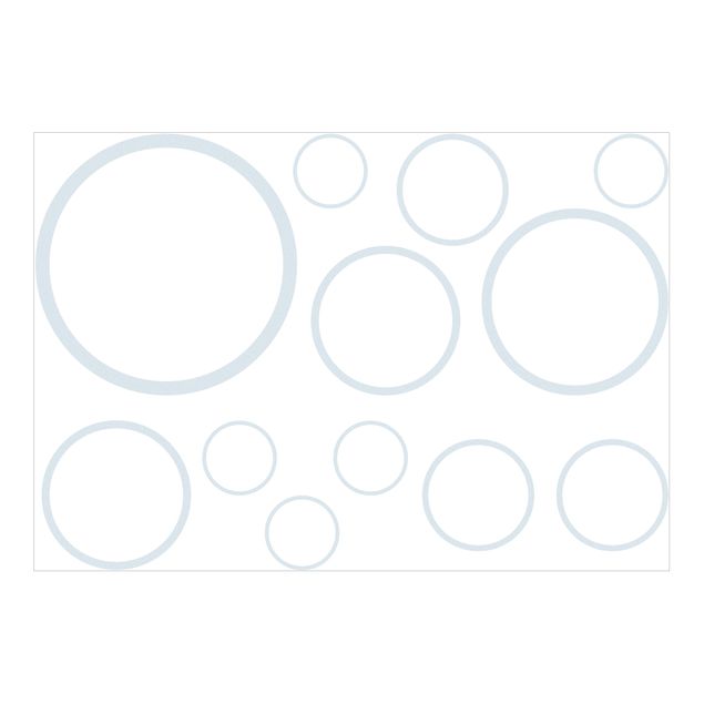 Autocolantes para vidros No.1180 Circles III 12s Set