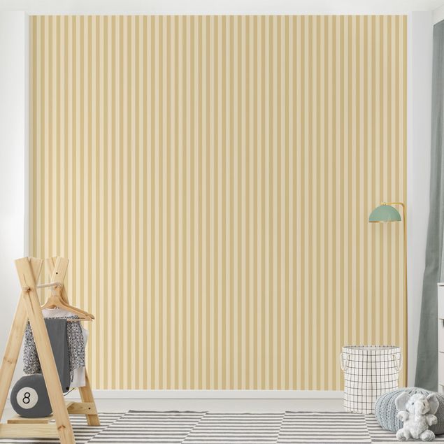 Papel de parede padrões No.YK46 Stripes Yellow Beige