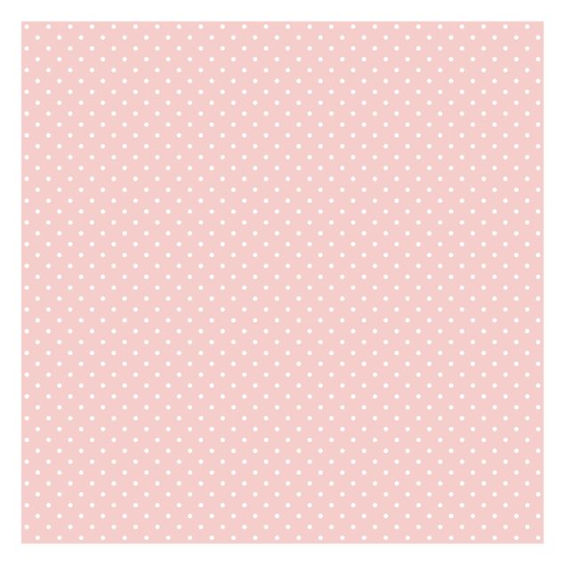 Papel de parede rosa No.YK57 White Dots On Light Pink