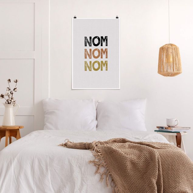 Posters frases Nom Kitchen Quote