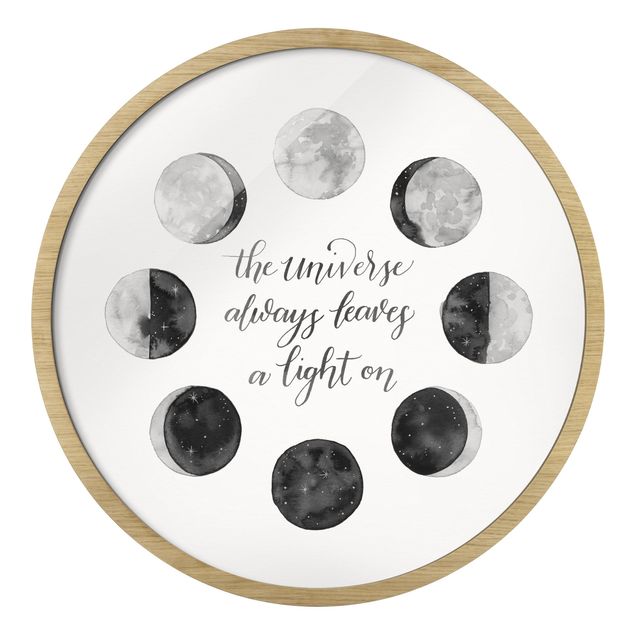 quadros decorativos com moldura Ode To The Moon - Universe
