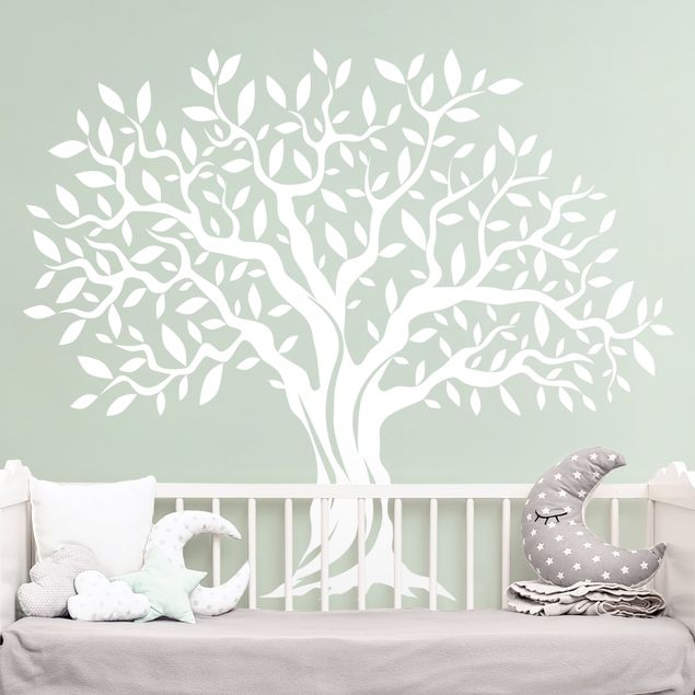 autocolantes decorativos parede Olive Tree With Leaves