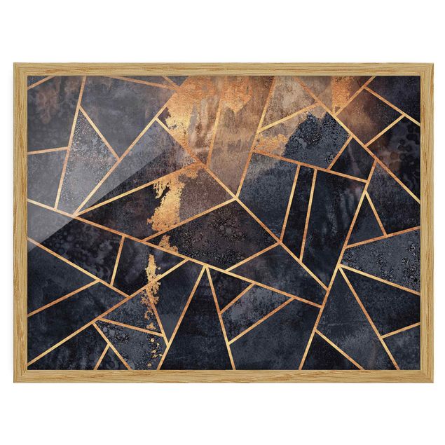Quadros padrões Onyx With Gold