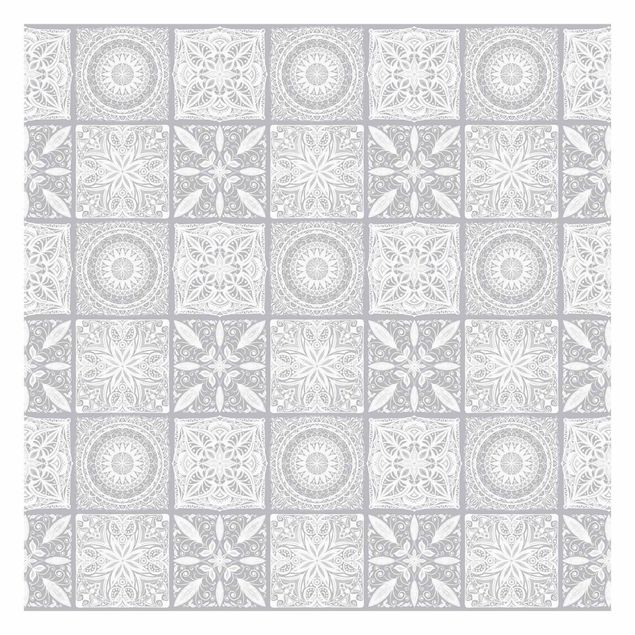 Quadros de Andrea Haase Oriantal Mandala Pattern Mix With Grey