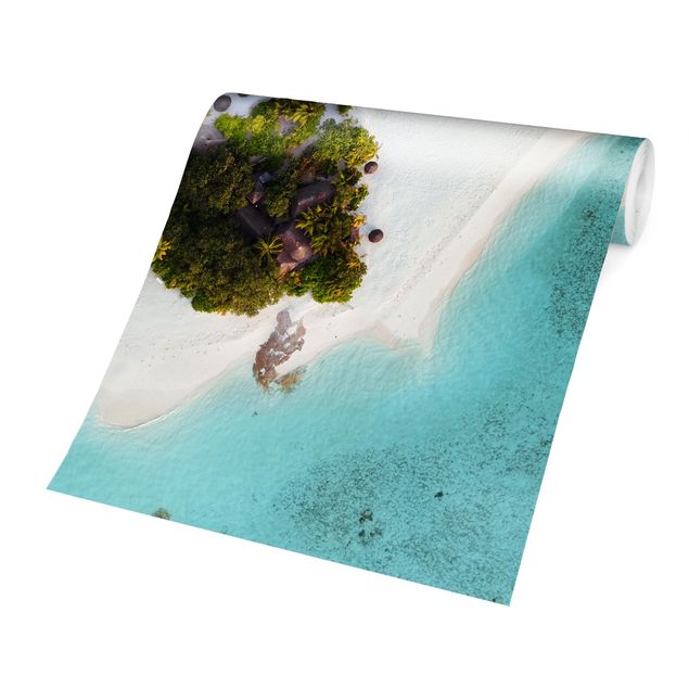 paisagens naturais papel de parede Ocean Paradise Maldives