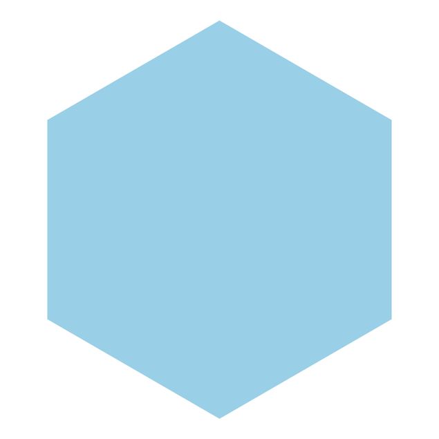 Papel de parede hexagonal Pastel Blue