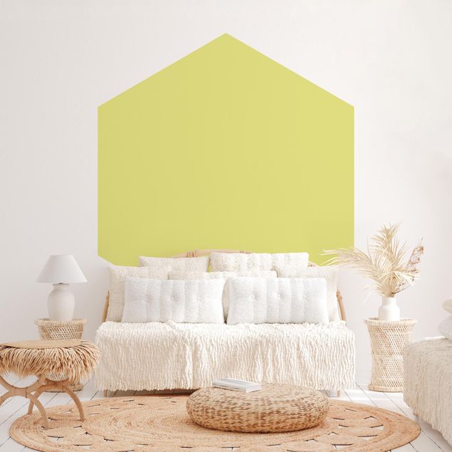 Papel de parede hexagonal Pastel Green