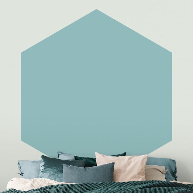 papel de parede moderno Pastel Turquoise
