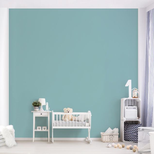 papel de parede moderno para sala Pastel Turquoise