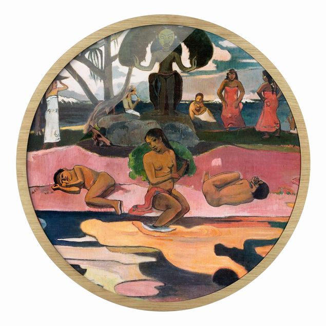 Quadros praia Paul Gauguin - Day of the God
