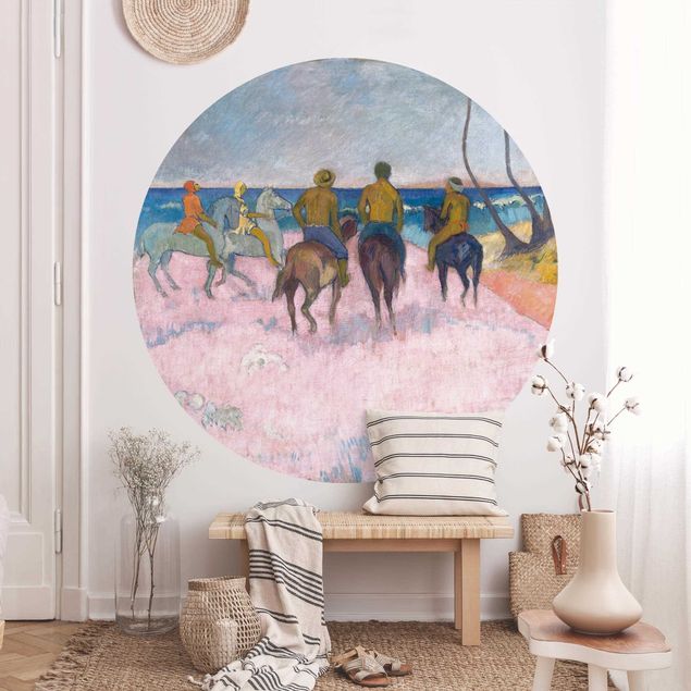decoraçao para parede de cozinha Paul Gauguin - Riders On The Beach