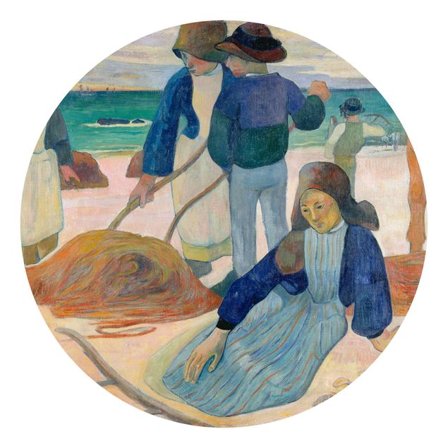 papel de parede moderno Paul Gauguin - The Kelp Gatherers (Ii)