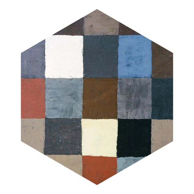Papel de parede castanho Paul Klee - Colour Chart