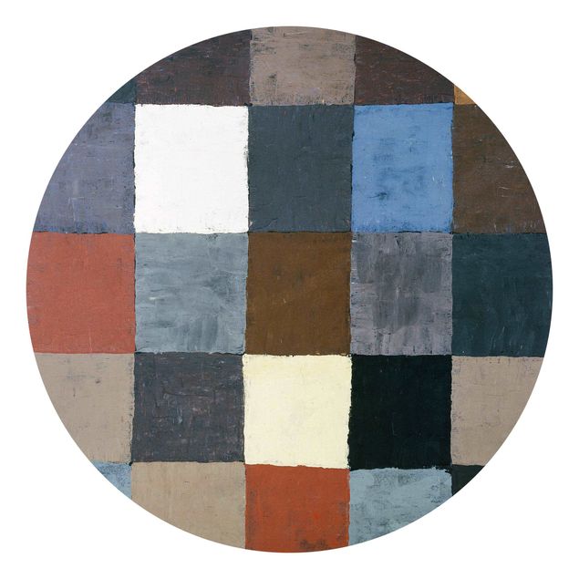 papel de parede para quarto de casal moderno Paul Klee - Color Chart (on Gray)