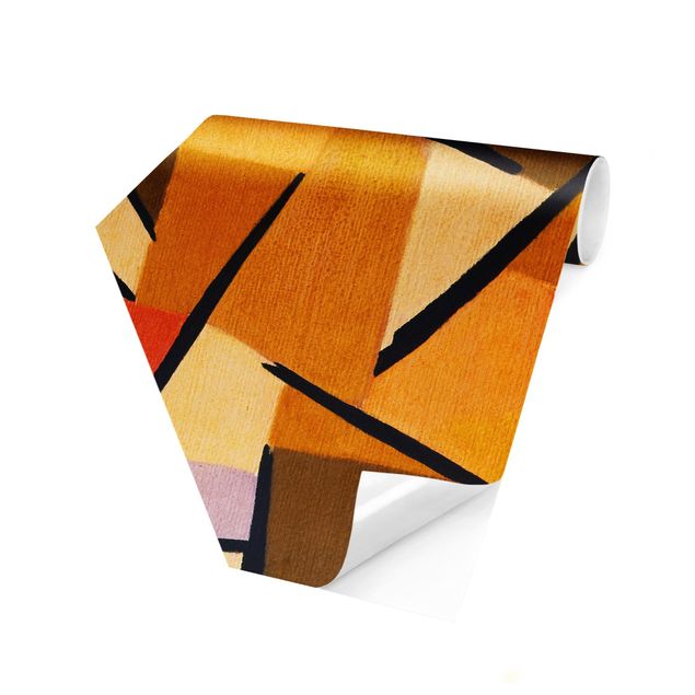 Papel de parede hexagonal Paul Klee - Harmonized Fight