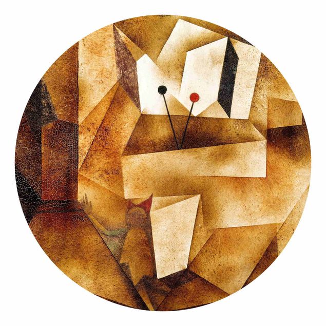 Papel de parede castanho Paul Klee - Timpani Organ