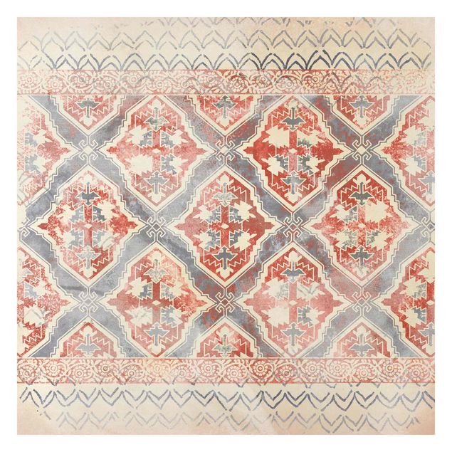 Papel de parede padrões Persian Vintage Pattern In Indigo II