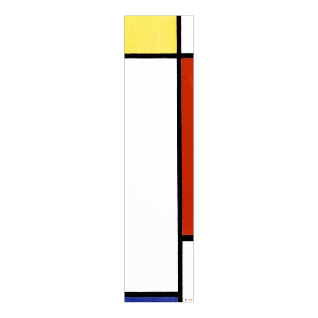 Quadros movimento artístico Impressionismo Piet Mondrian - Composition I