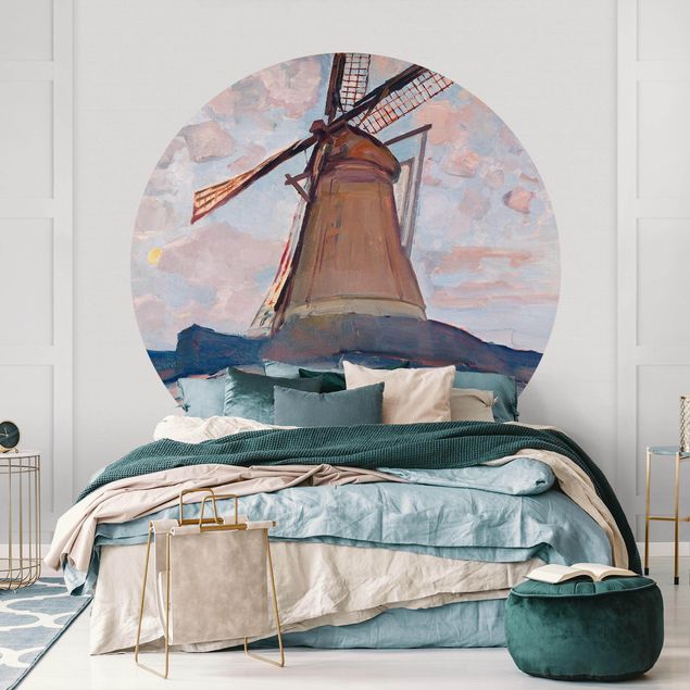 Quadros movimento artístico Impressionismo Piet Mondrian - Windmill