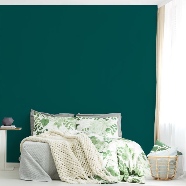papel de parede moderno Pine Green