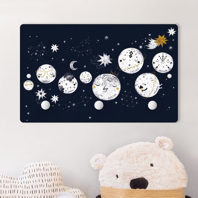 decoração para quartos infantis Party Of Planets