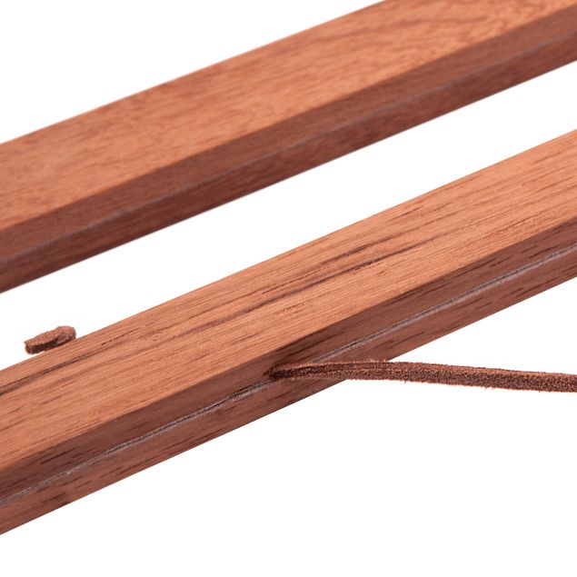 Magnetic Poster Hanger Teak Wood - DIY Clamping rails