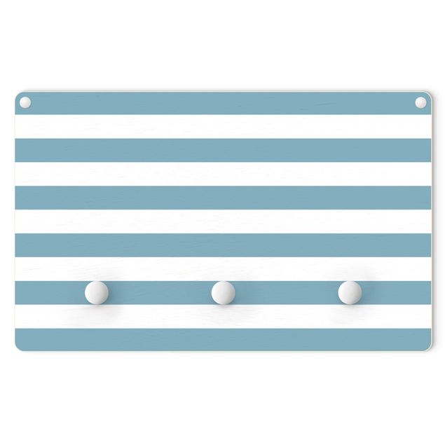 Bengaleiros de parede Horizontal Stripes Blue White