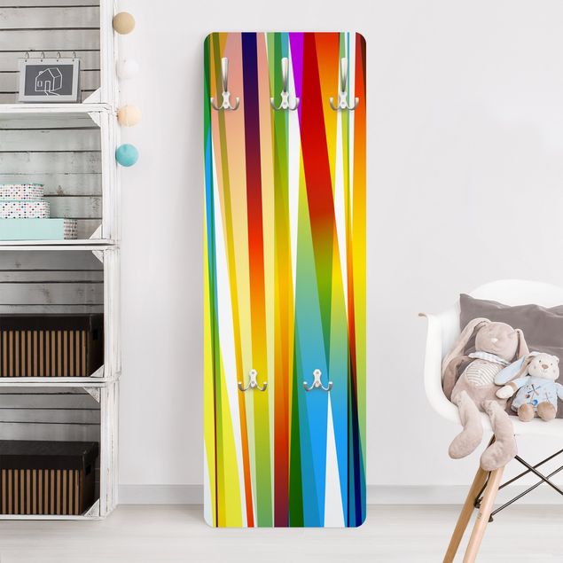 Decoração para quarto infantil Rainbow Stripes