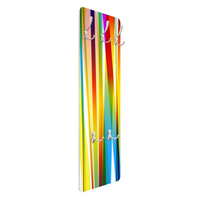 Cabides de parede Rainbow Stripes
