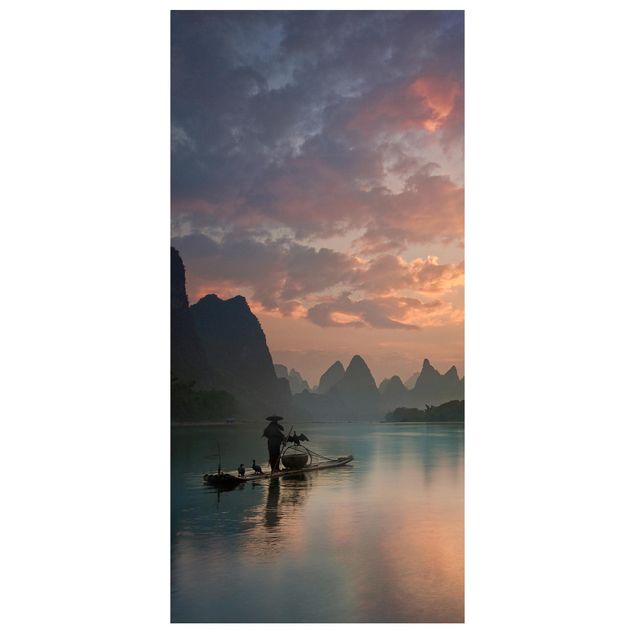 Divisórias de ambiente Sunrise Over Chinese River