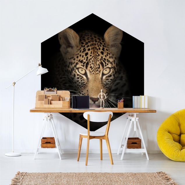 papel de parede moderno Resting Leopard