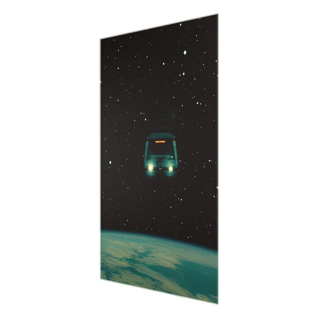 quadros para parede Retro Collage - Space Express