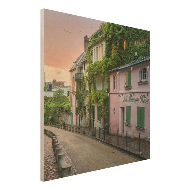 decoraçao para parede de cozinha Rose Coloured Twilight In Paris