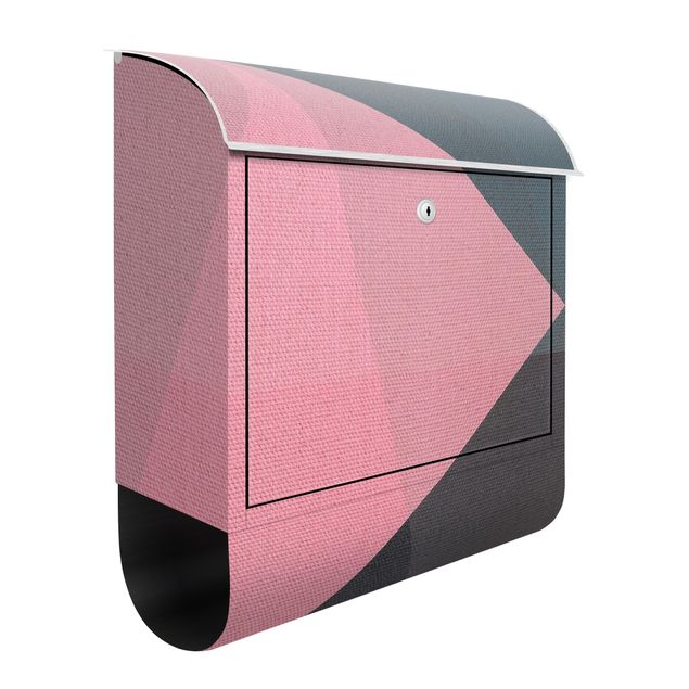 Caixas de correio em rosa Pink Transparency Geometry