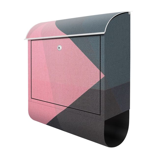 Caixas de correio Pink Transparency Geometry