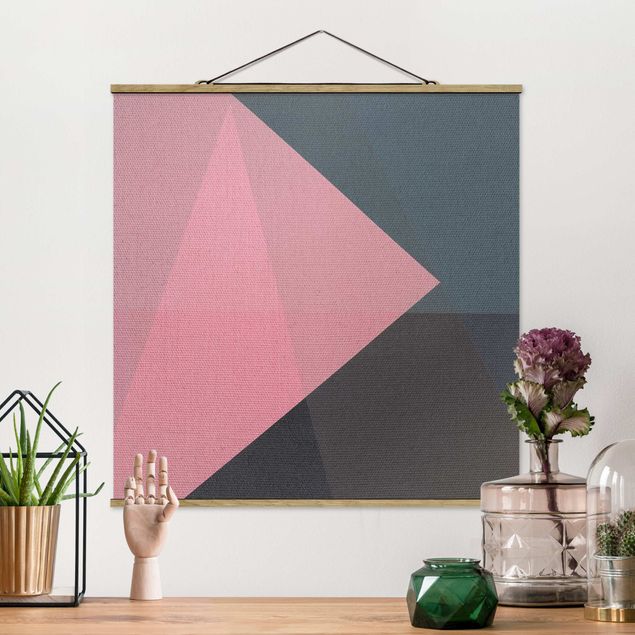 decoraçoes cozinha Pink Transparency Geometry